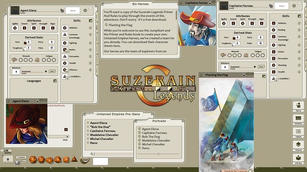 Скриншот из Fantasy Grounds - Untamed Empires JumpStart