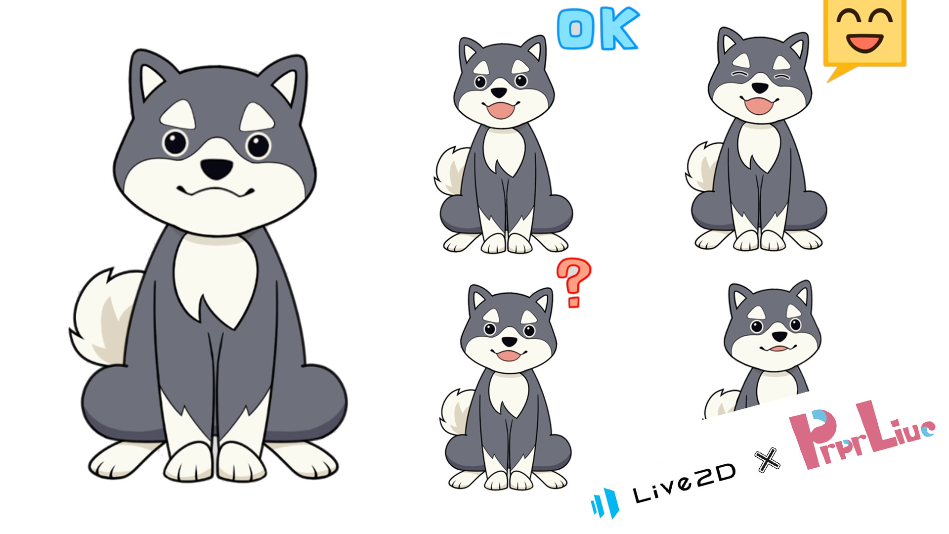 Live2d models. PRPRLIVE. 2d animals.