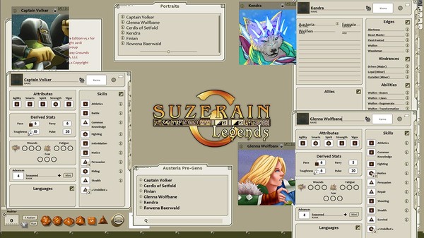 Скриншот из Fantasy Grounds - Austeria JumpStart