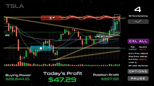 Скриншот из HYPERBOLIC Arcade Trading