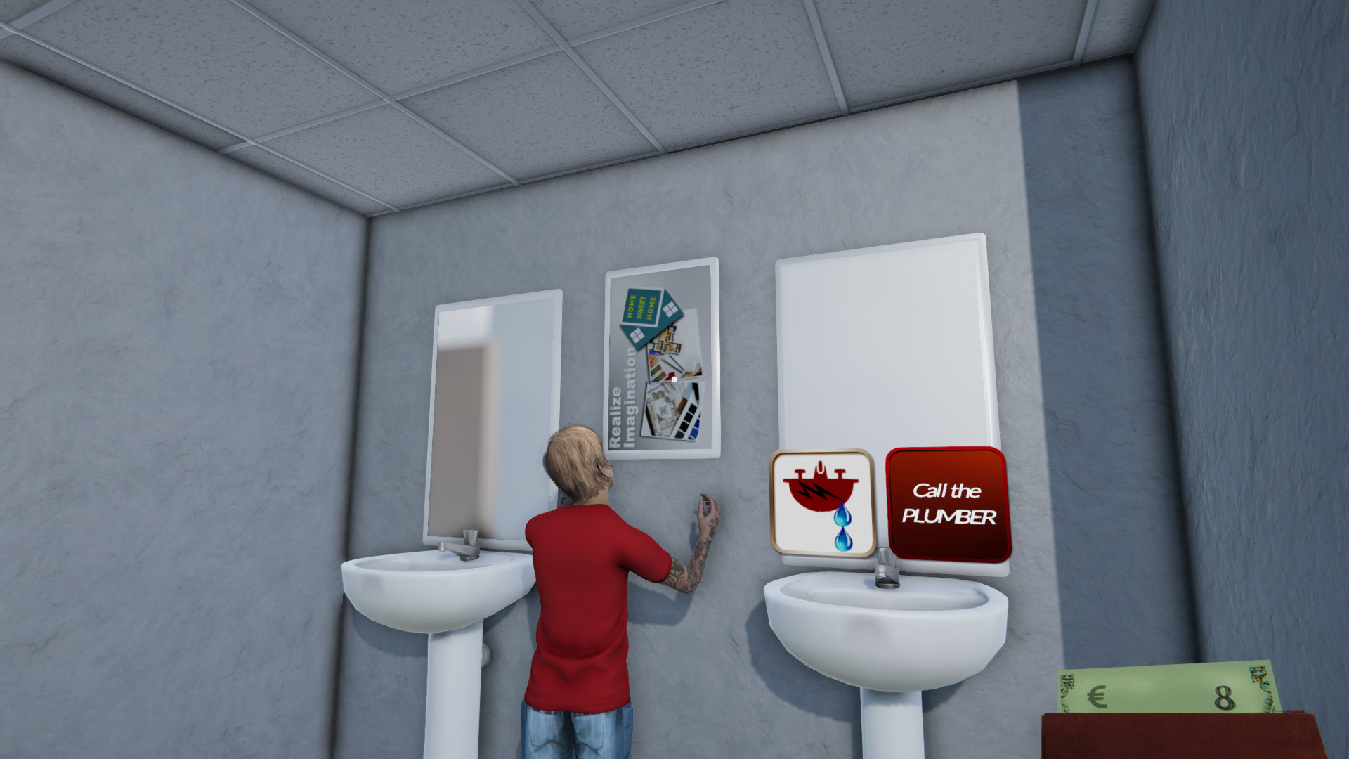 The Bathroom Simulator Image Of Bathroom And Closet - roblox bathroom simulator