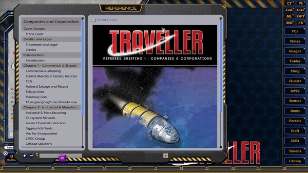 Скриншот из Fantasy Grounds - Referee's Briefing 1: Companies & Corporations