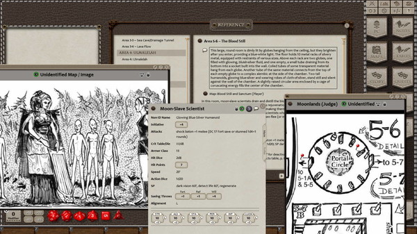Скриншот из Fantasy Grounds - Dungeon Crawl Classic #93: Moon-Slaves of the Cannibal Kingdom