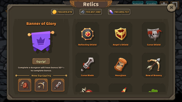 Скриншот из Greedy Dungeon