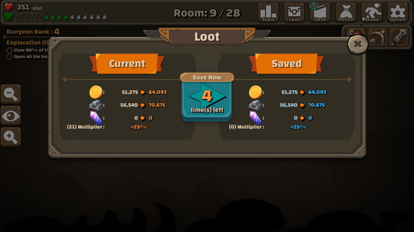 Скриншот из Greedy Dungeon