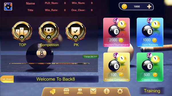 Top Billiards game for Linux 1