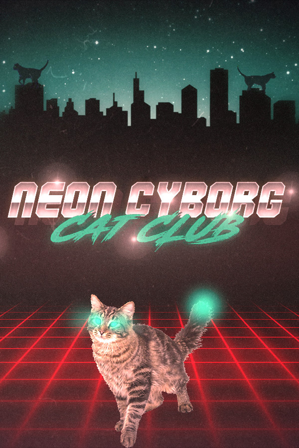 Neon Cyborg Cat Club for steam