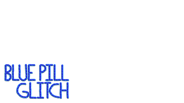 Blue Pill Glitch Logo
