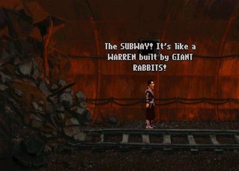 Скриншот из Beneath a Steel Sky (1994) Скриншот из Beneath a Steel Sky (1994)