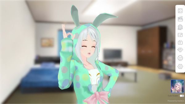 Скриншот из VTuber Maker