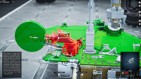 Скриншот из Rover Mechanic Challenge - ERC Competition