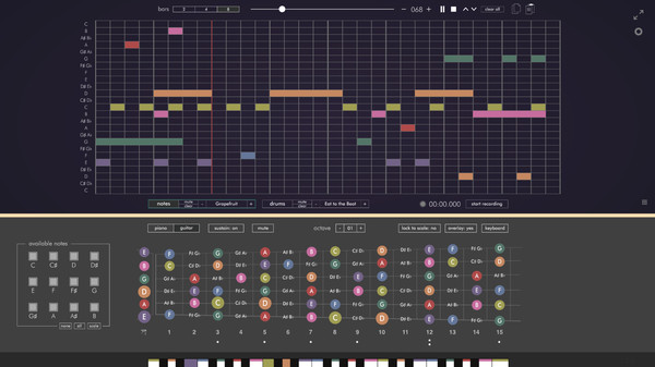 Скриншот из AudioTheory Grids