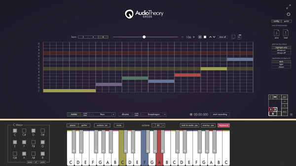 Скриншот из AudioTheory Grids