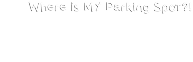 Where Is My Parking Spot Logo