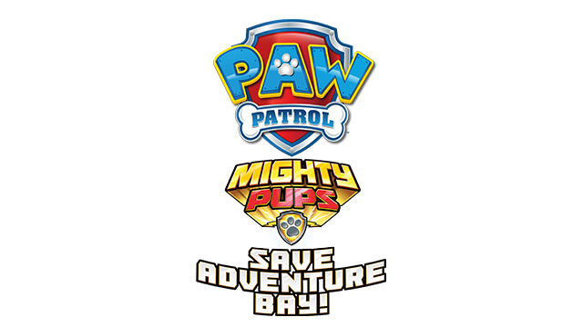 PAW Patrol Mighty Pups Save Adventure Bay Logo