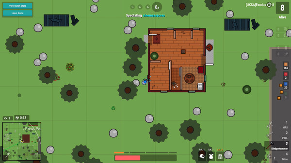 Скриншот из surviv.io - 2D Battle Royale