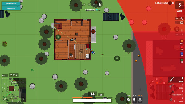 Скриншот из surviv.io - 2D Battle Royale