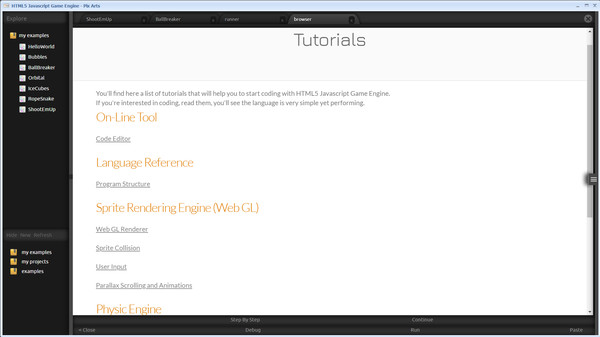 HTML5 Javascript Game Engine game for windows Pc 1