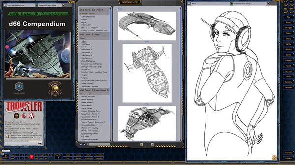 Скриншот из Fantasy Grounds - D66 Compendium