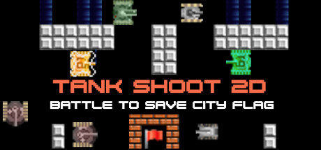 Tank Shoot 2D - Battle to save City Flag