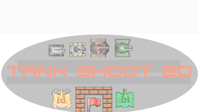 Tank Shoot 2D - Battle to save City Flag Logo