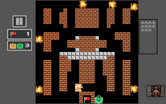 Скриншот из Tank Shoot 2D - Battle to save City Flag