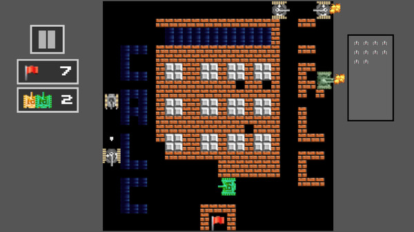 Скриншот из Tank Shoot 2D - Battle to save City Flag