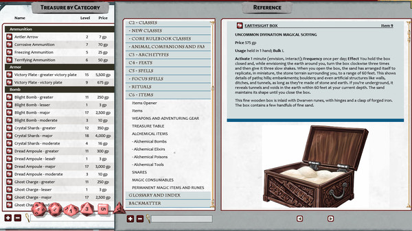 Скриншот из Fantasy Grounds - Pathfinder 2 RPG - Pathfinder Advanced Player's Guide