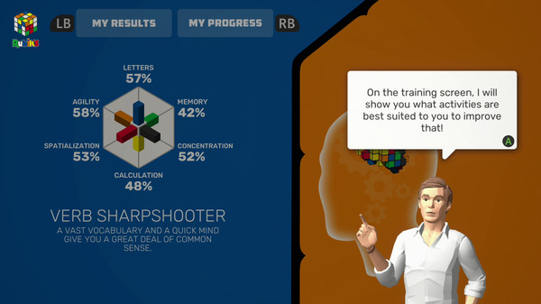Скриншот из Professor Rubik’s Brain Fitness