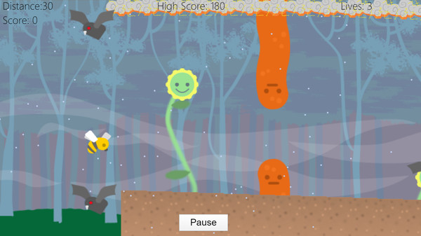 Скриншот из Flappy Bee