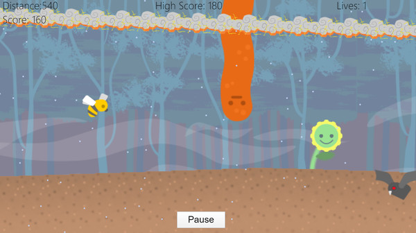Скриншот из Flappy Bee