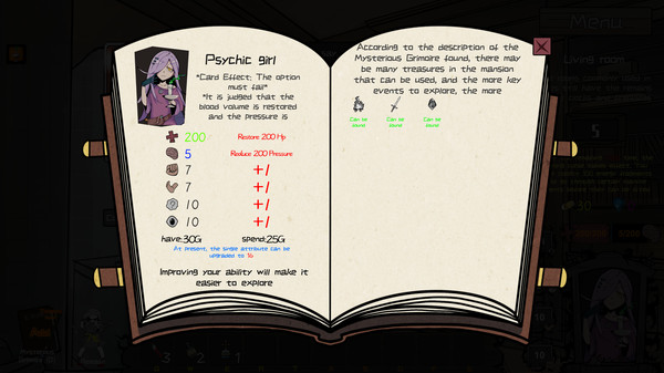 Скриншот из 《Curse of disaster spirit : Anecdotes of mansion》