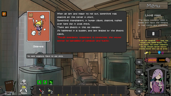 Скриншот из 《Curse of disaster spirit : Anecdotes of mansion》