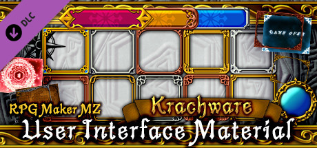 RPG Maker MZ - Krachware User Interface Material cover art