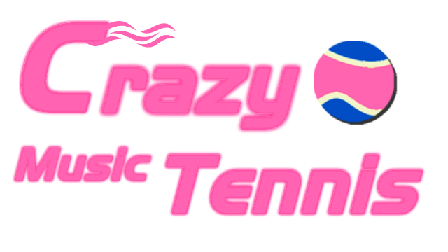 Crazy Music Tennis Logo