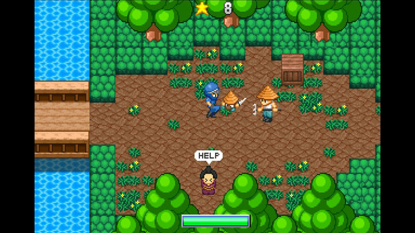 Pixel Ninja game for Linux 1