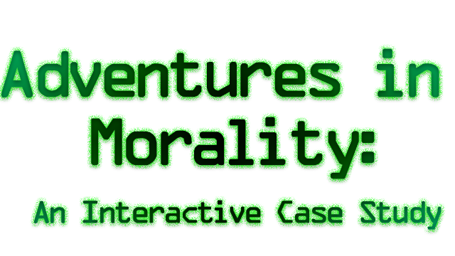 Adventures in Morality: An Interactive Case Study Logo