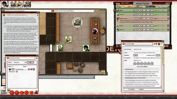 Скриншот из Fantasy Grounds - Pathfinder RPG 2 - Pathfinder Adventure: The Slithering