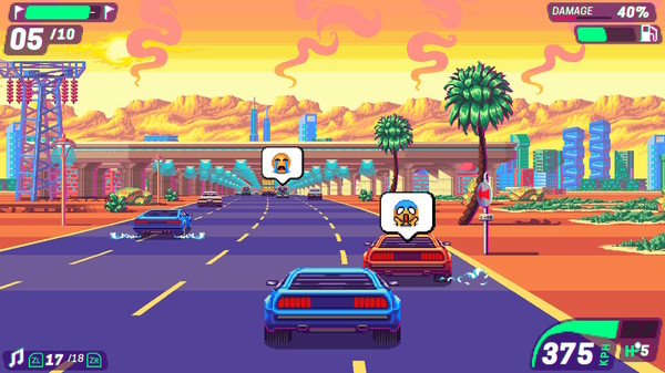 80's OVERDRIVE game for Linux 1