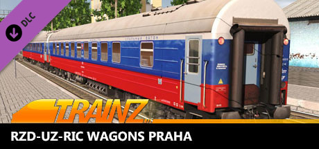 Trainz 2019 DLC - RZD-UZ-RIC Wagons Praha cover art