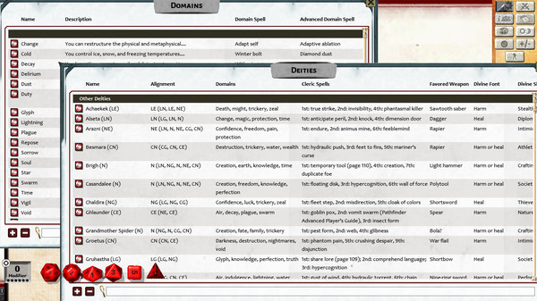 Скриншот из Fantasy Grounds - Pathfinder 2 RPG - Lost Omens: Gods & Magic