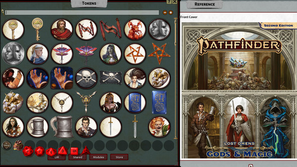 Скриншот из Fantasy Grounds - Pathfinder 2 RPG - Lost Omens: Gods & Magic