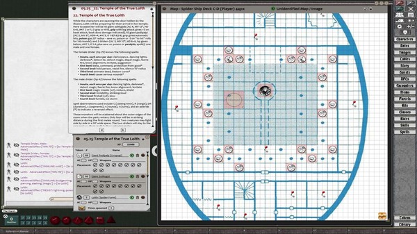 Скриншот из Fantasy Grounds - D&D Classics: Q1 Queen of the Demonweb Pits (1E)