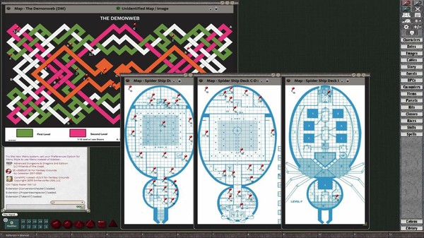 Скриншот из Fantasy Grounds - D&D Classics: Q1 Queen of the Demonweb Pits (1E)