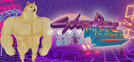 Cyber-doge 2077: Meme runner cover art