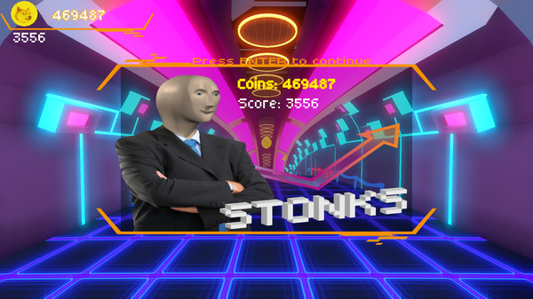 Скриншот из Cyber-doge 2077: Meme runner Скриншот из Cyber-doge 2077: Meme runner