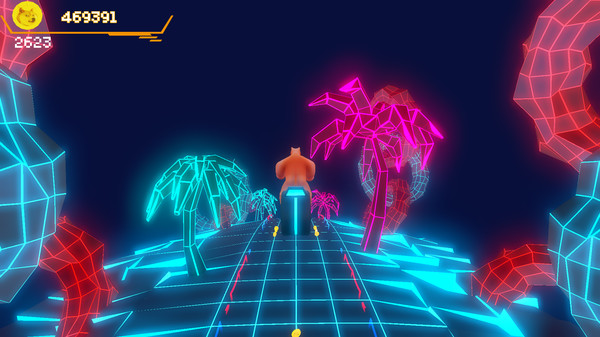 Скриншот из Cyber-doge 2077: Meme runner Скриншот из Cyber-doge 2077: Meme runner