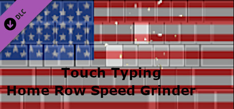 Touch Typing Home Row Speed Grinder - USA American Skin cover art