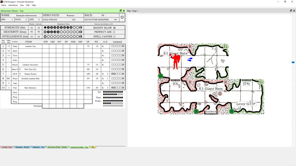 Скриншот из D100 Dungeon