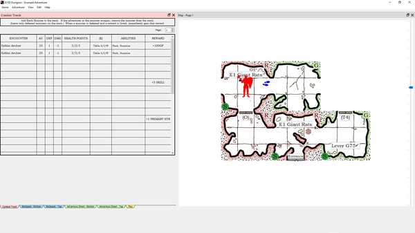 Скриншот из D100 Dungeon